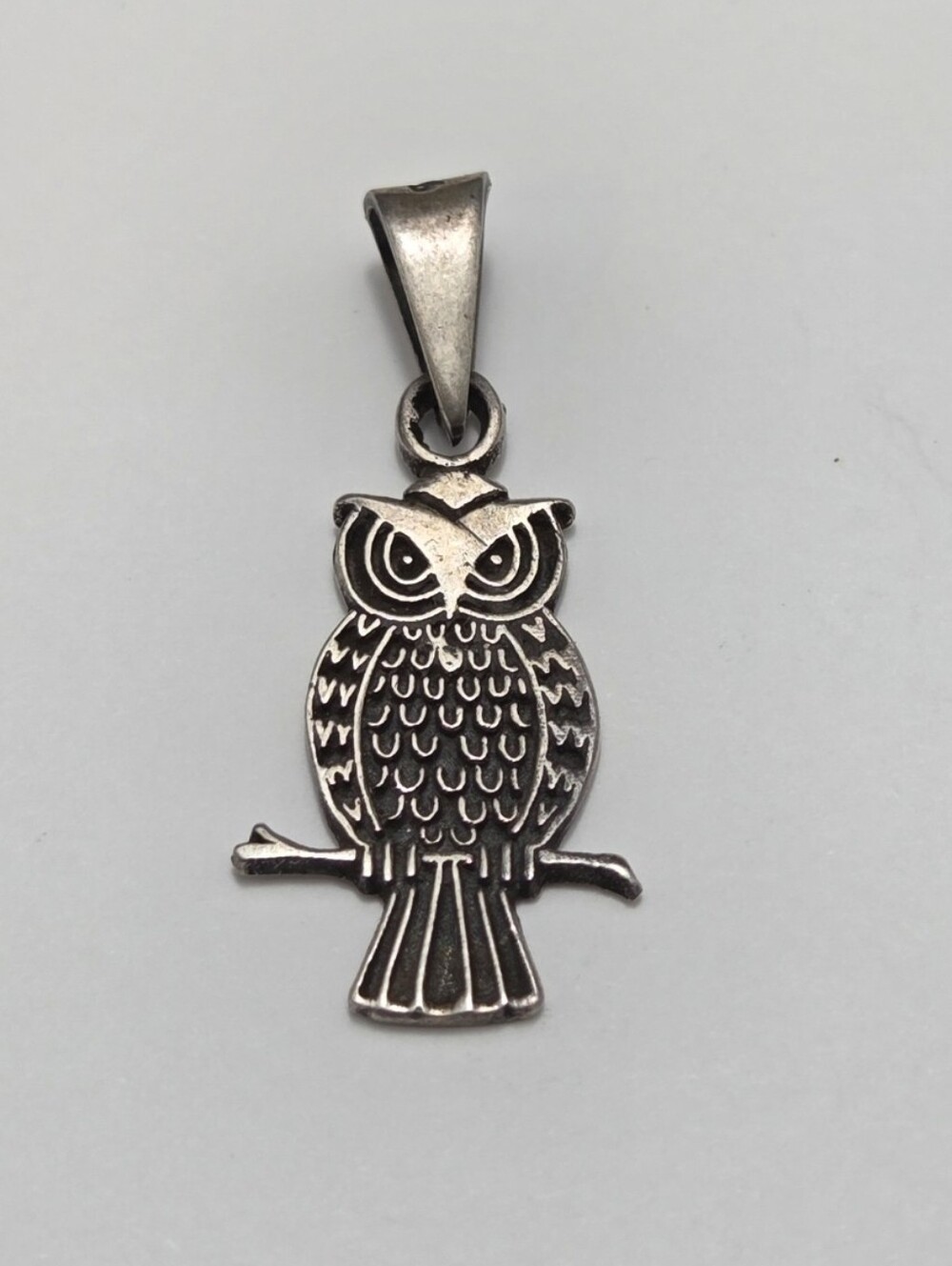 925 Sterling Silver Owl Pendant